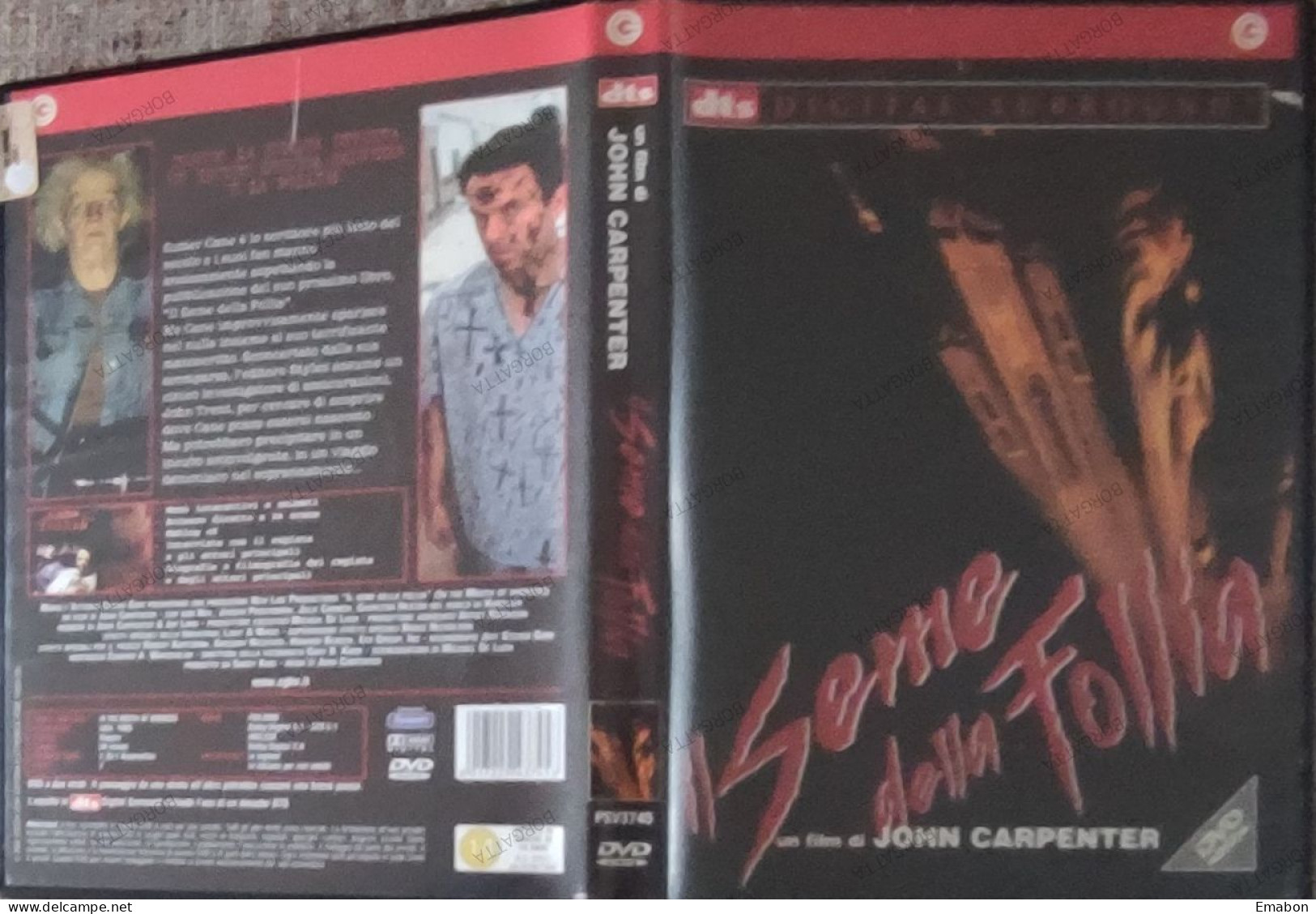 BORGATTA - HORROR - Dvd " IL SEME DELLA FOLLIA  " JOHN CARPENTER - PAL 2 - CECCHI GORI 2002 -  USATO In Buono Stato - Horror