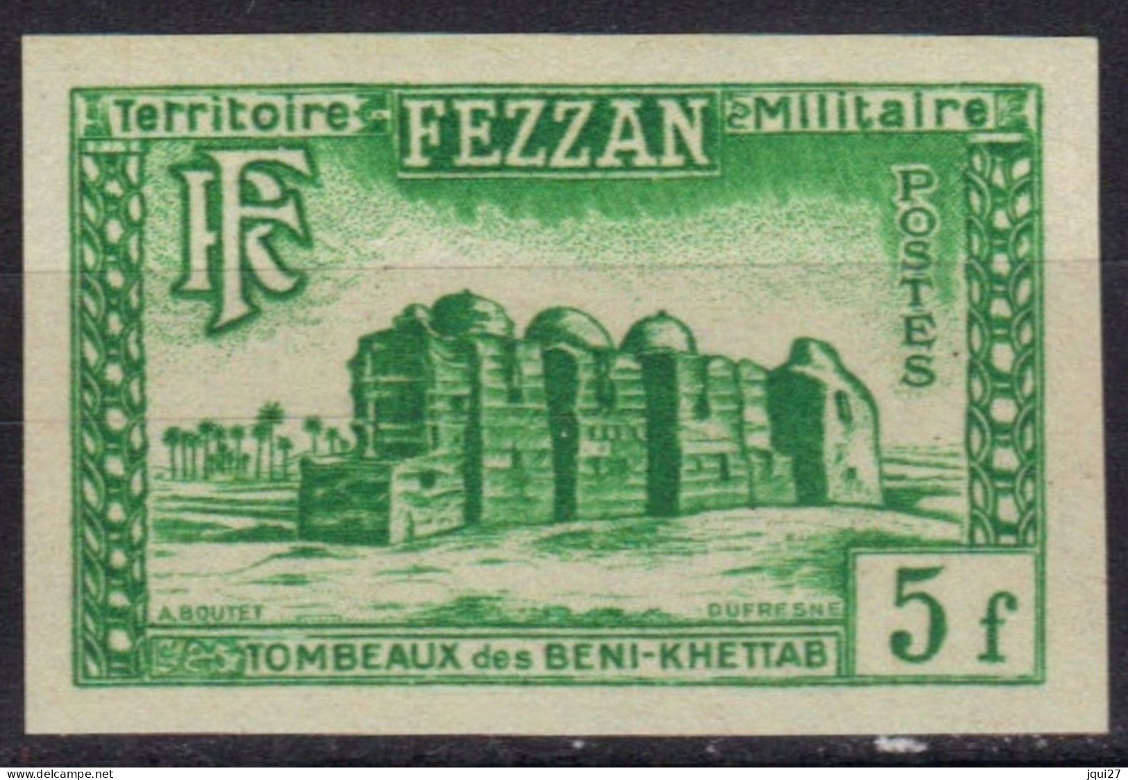 Fezzan N° 46 ** Non Dentelé - Neufs