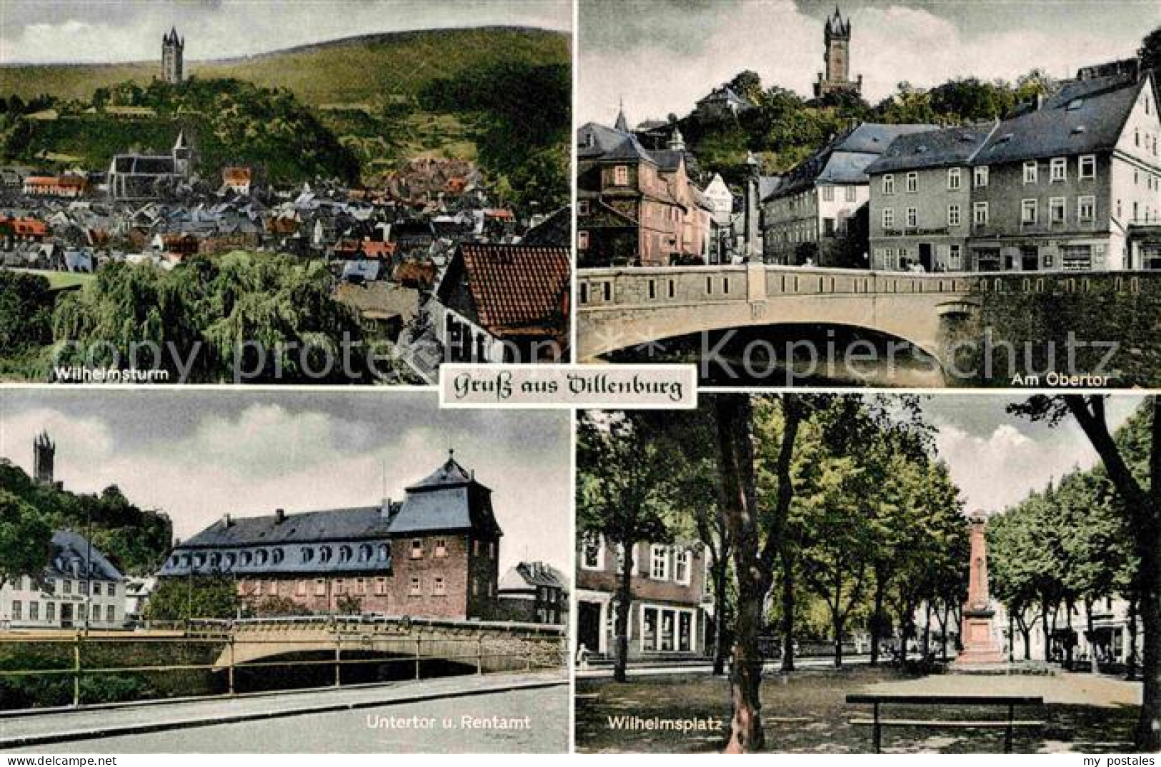 72767824 Dillenburg Wilhelmsturm Untertor Rentamt Wilhelmsplatz Obertor Dillenbu - Dillenburg