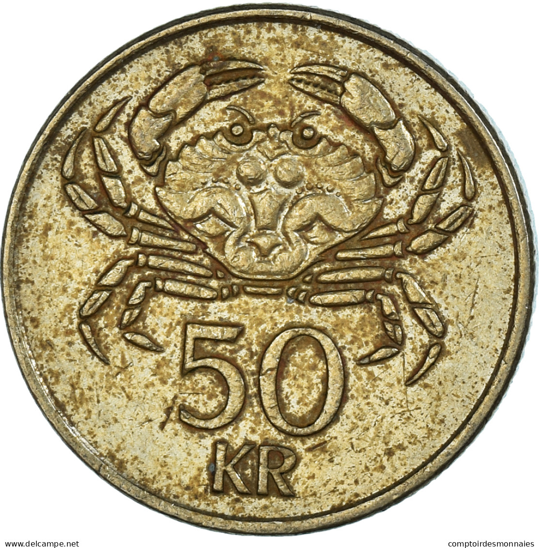 Monnaie, Islande, 50 Kronur, 1992 - IJsland