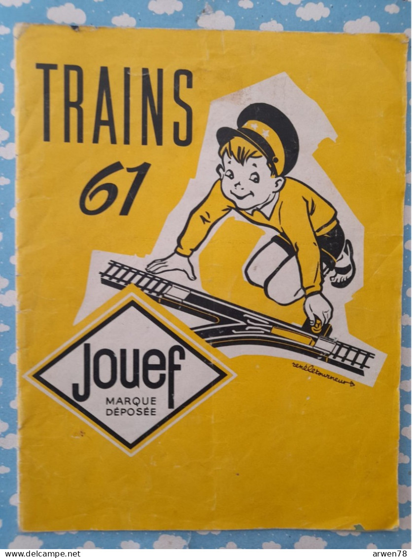 CATALOGUE TRAINS 61 JOUEF CIRCUITS RAILS LOCOMOTIVES WAGONS GARES ACCESSOIRES RESEAUX - Publicités