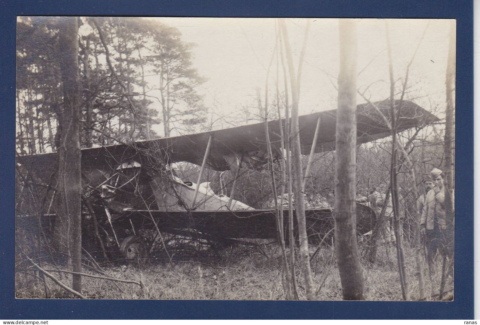 CPA Aviation Accident Carte Photo Non Circulée - Unfälle