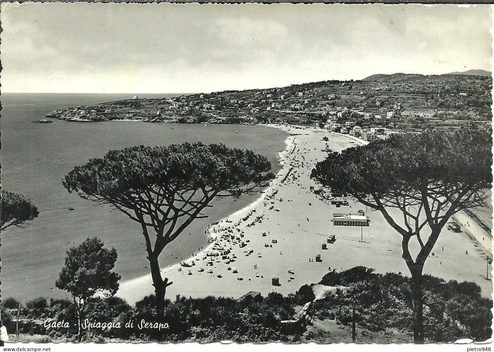 Gaeta (Latina) Spiaggia Di Serapo, Serapo Beach, Plage De Serapo - Latina