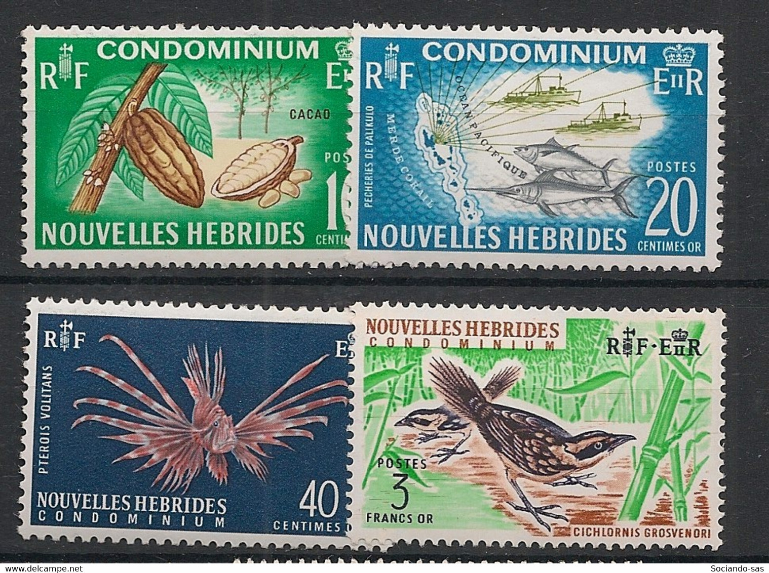 NOUVELLES HEBRIDES - 1965 - N°Yv. 215 à 218 - Série Complète - Neuf Luxe ** / MNH / Postfrisch - Unused Stamps