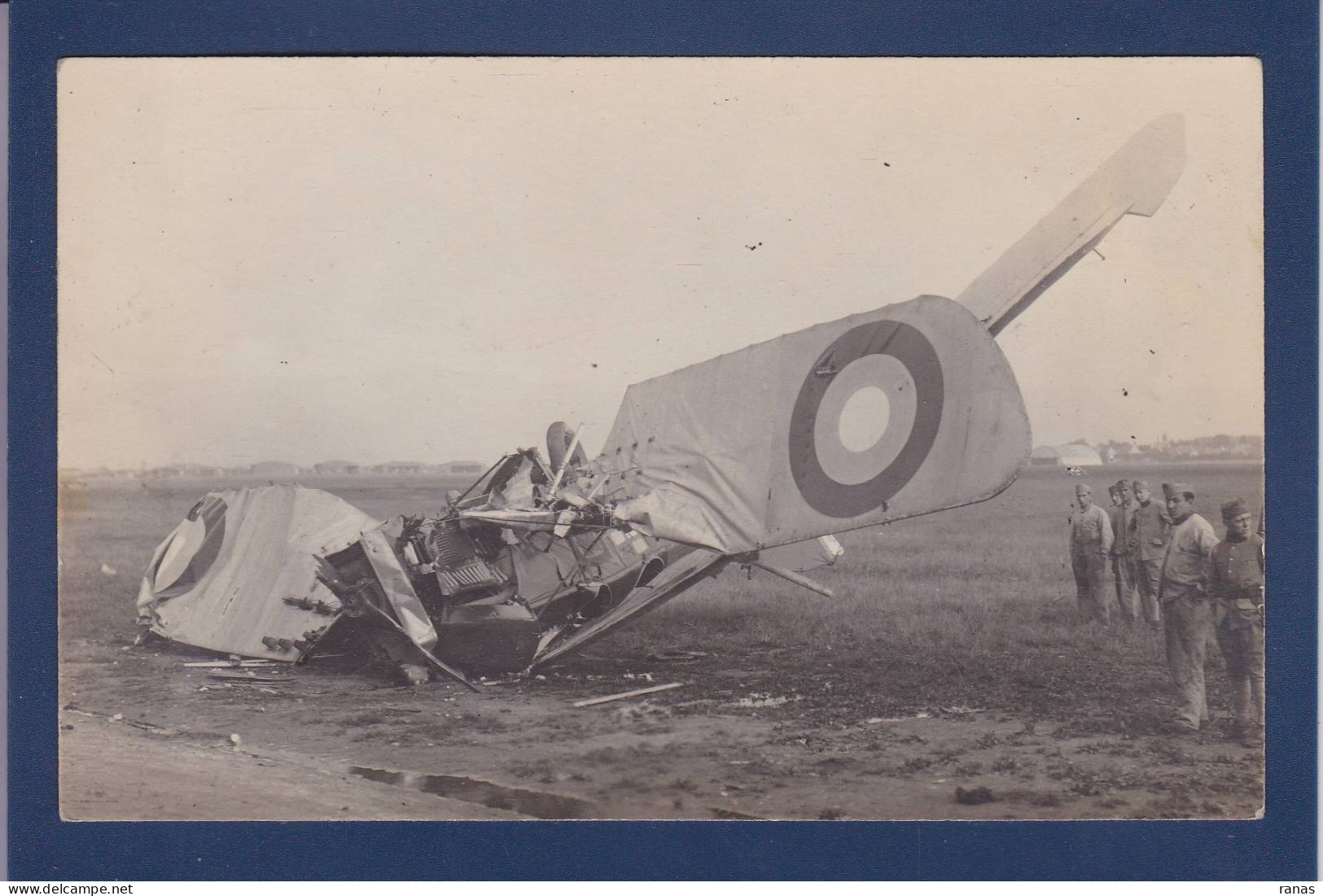 CPA Aviation Accident Carte Photo Non Circulée - Ongevalen