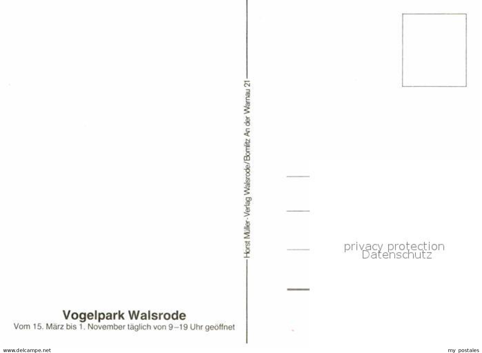 72767249 Walsrode Lueneburger Heide Vogelpark Walsrode Walsrode - Walsrode