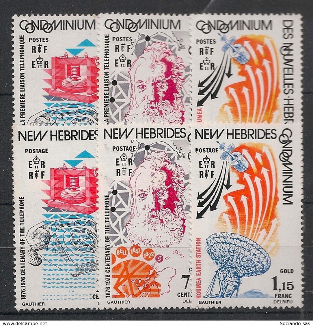 NOUVELLES HEBRIDES - 1976 - N°YT. 426 à 431 - Série Complète - Neuf Luxe ** / MNH / Postfrisch - Ungebraucht