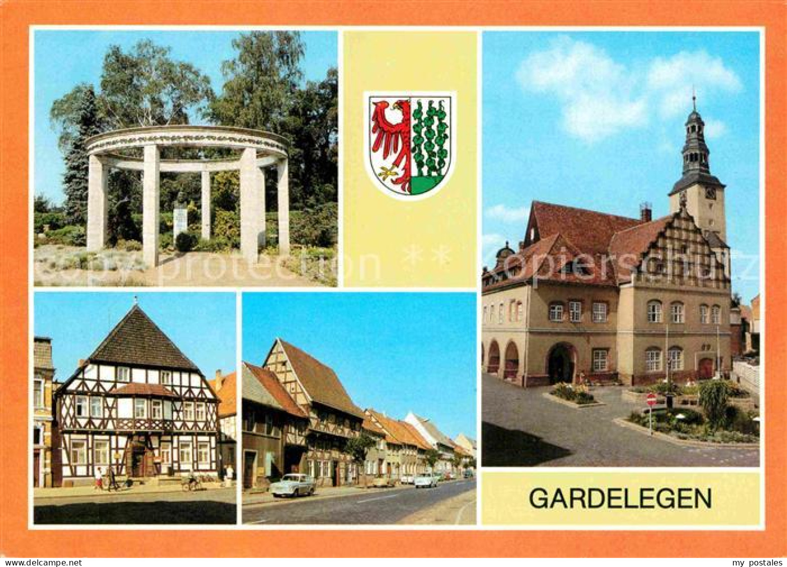 72767208 Gardelegen Grabmall Otto Reutters Rathaus HOG Deutsches Haus Sandstrass - Gardelegen