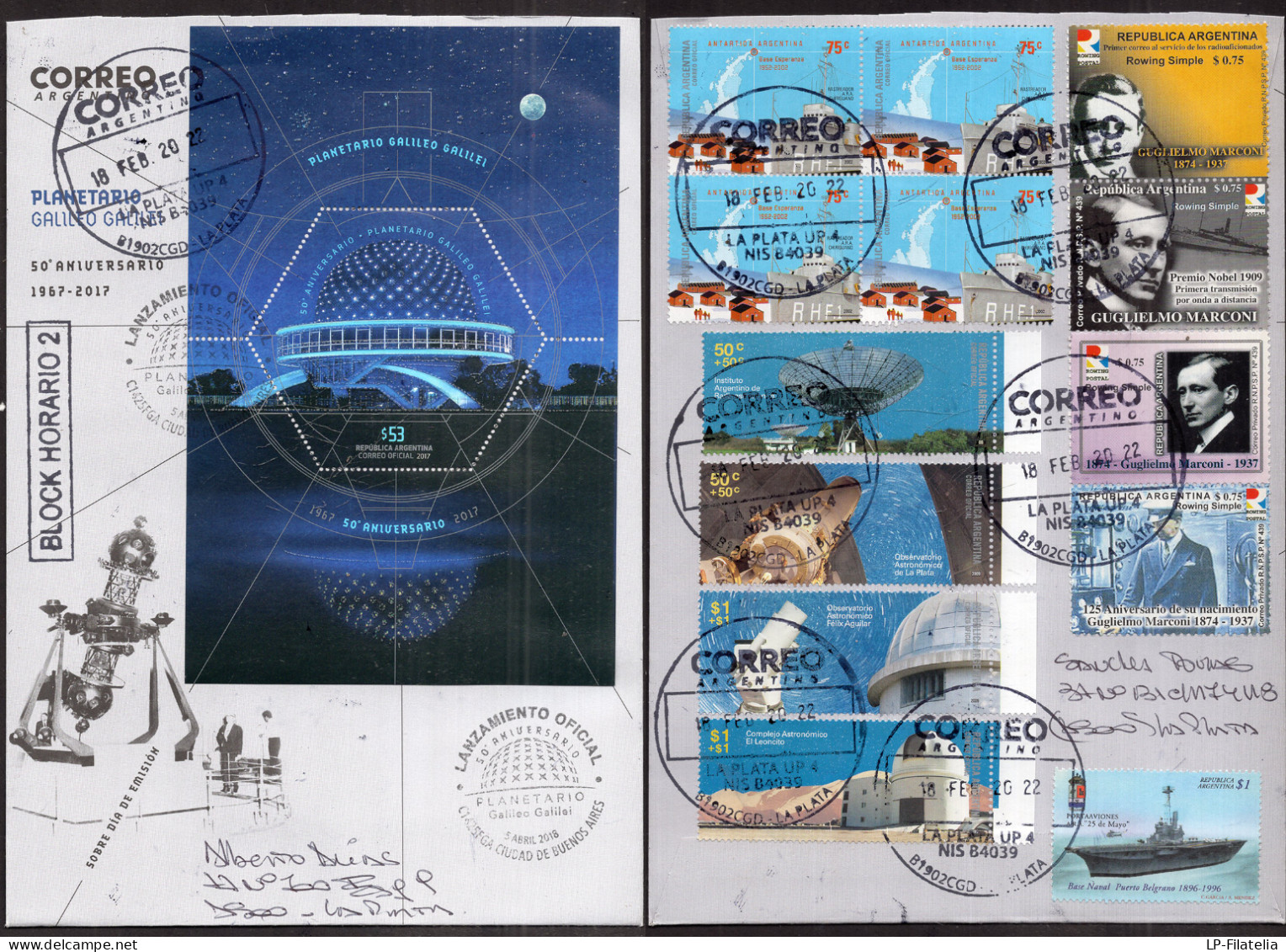 Argentina - 2022 - Modern Stamps - Diverse Stamps - Brieven En Documenten