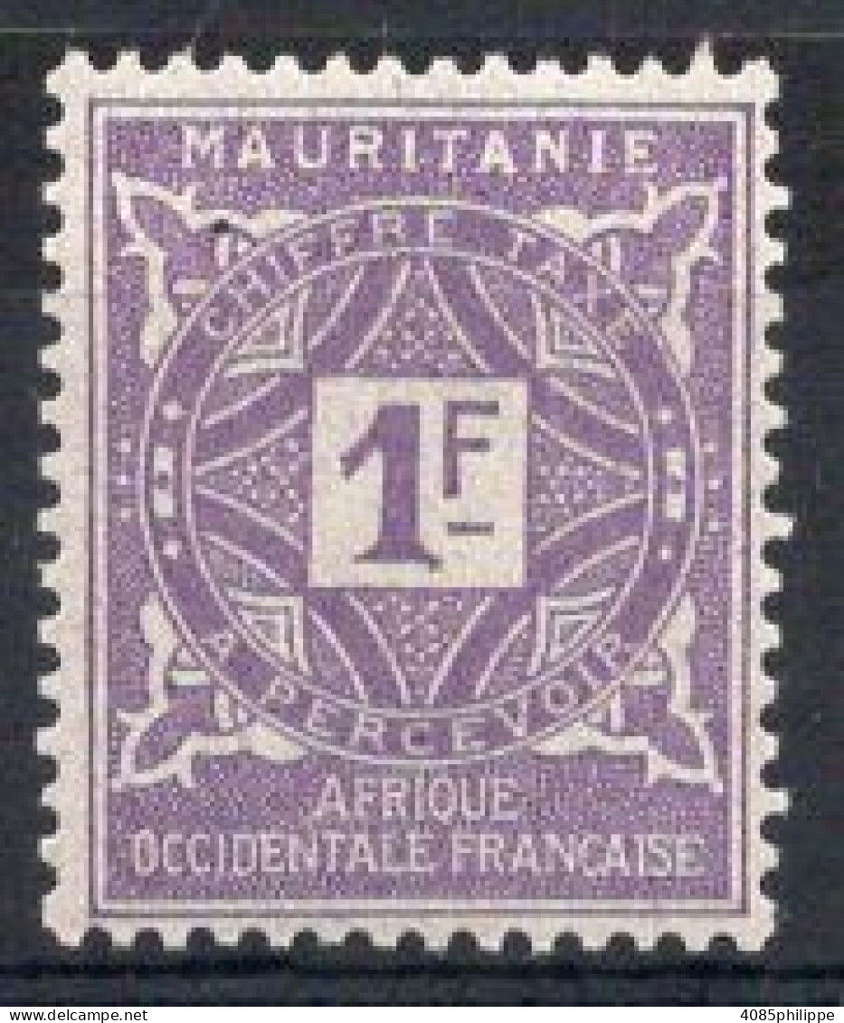 Mauritanie Timbre-Taxe N°24** Neuf Sans Charnière TB Cote : 2€50 - Ungebraucht