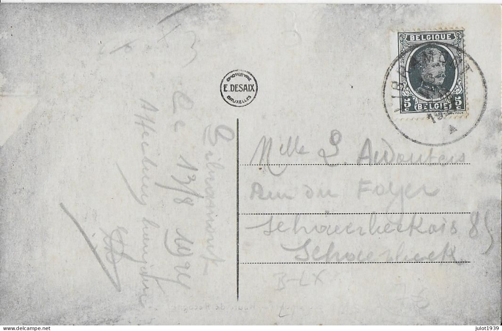 JULOT1939 ... LIBRAMONT ..-- Route De RECOGNE . 1924 Vers SCHAERBEEK ( Melle AWOUTERS ) . - Libramont-Chevigny