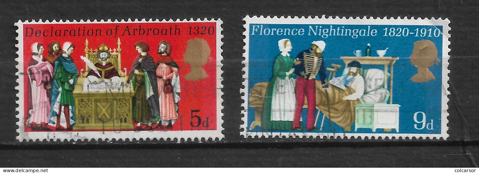 GRANDE  BRETAGNE " N°   586/87  "  NOËL " - Used Stamps