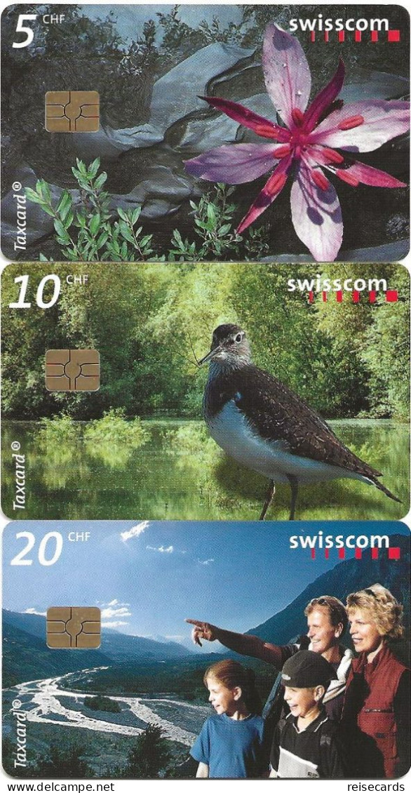 Switzerland: Swisscom CP124.126 Die Auen Der Schweiz - Svizzera