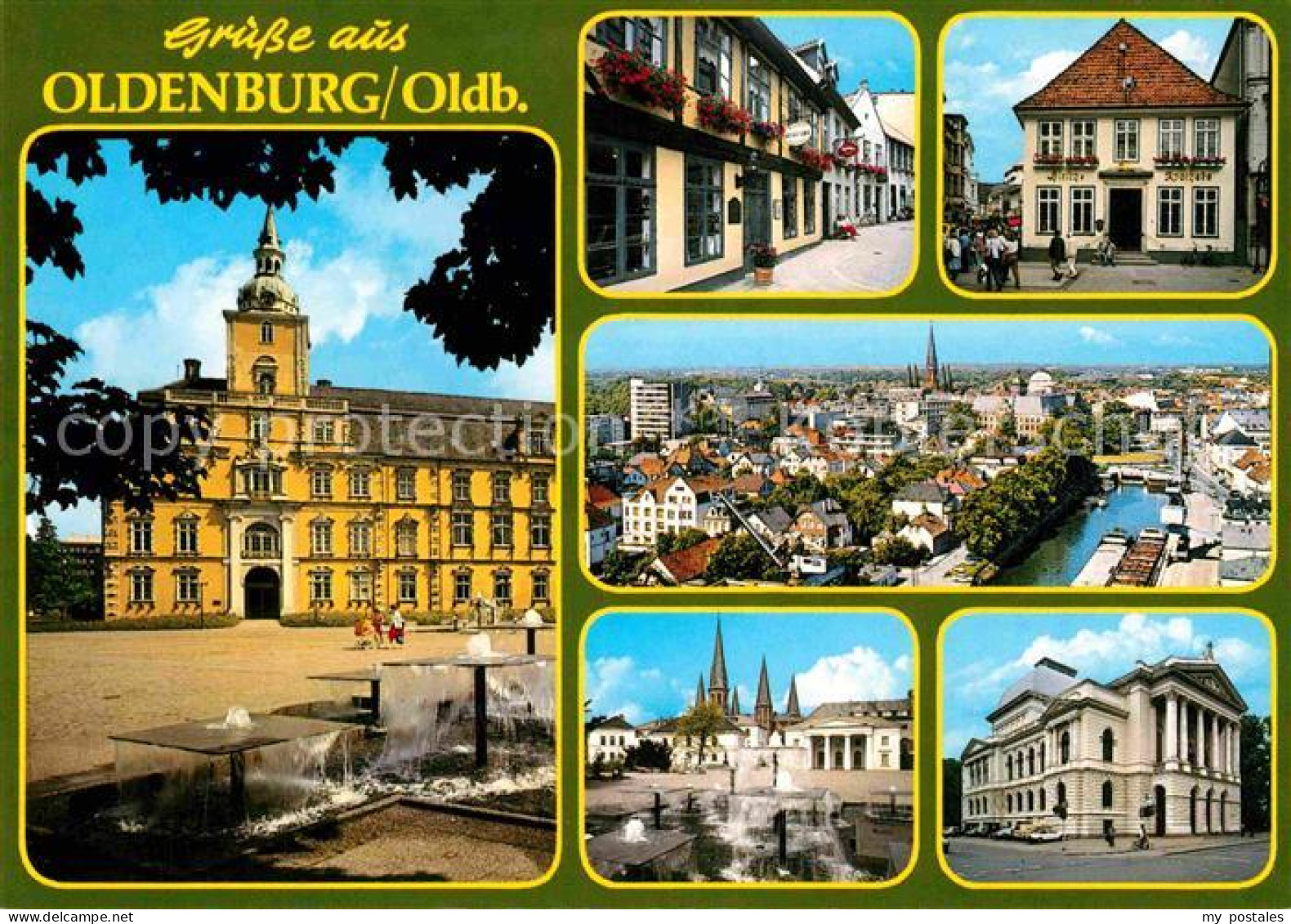 72765215 Oldenburg Niedersachsen Schloss Wasserspiele Altstadt Gebaeude Oldenbur - Oldenburg