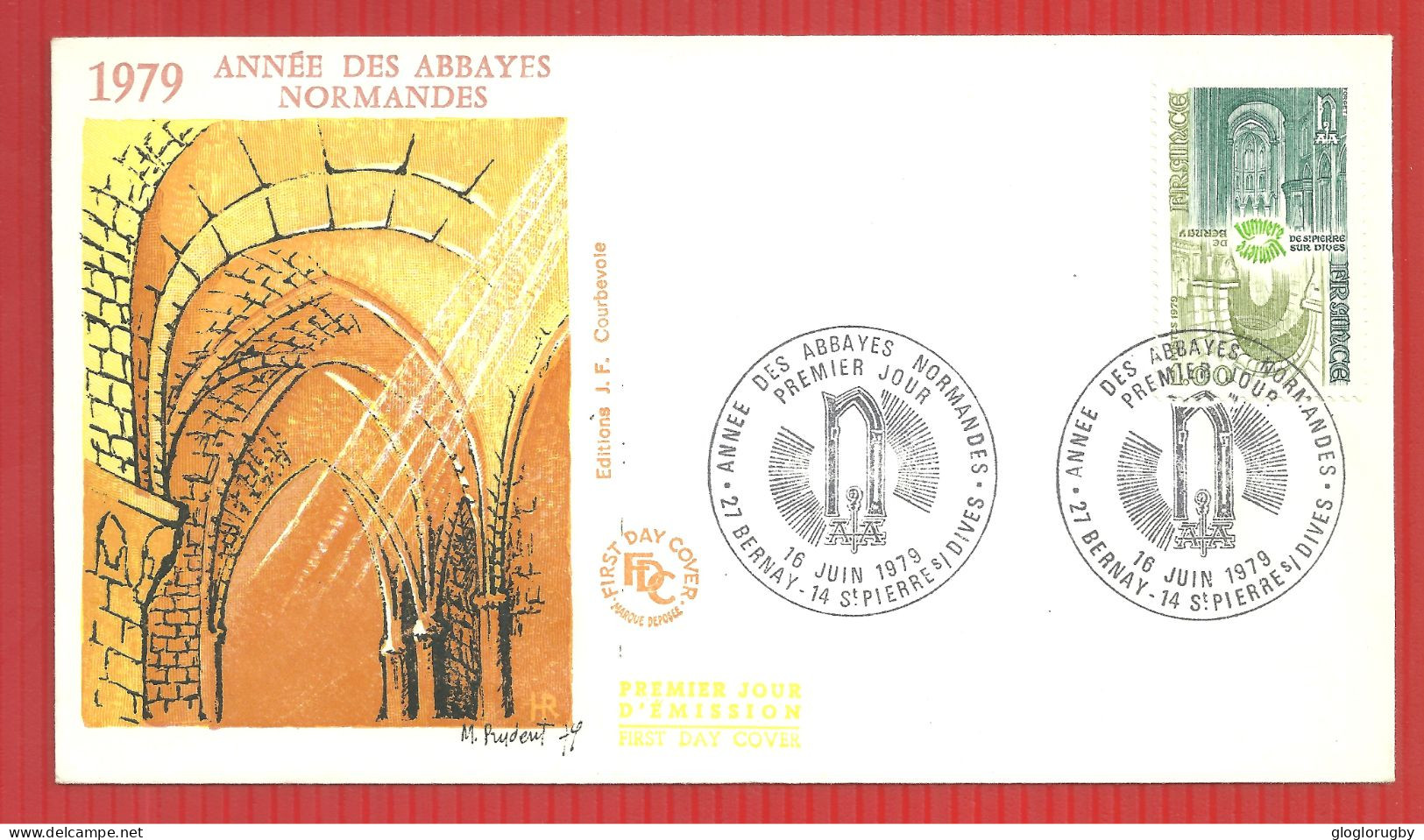 FDC ABBAYES NORMANDES 16 6 1979 - Abdijen En Kloosters