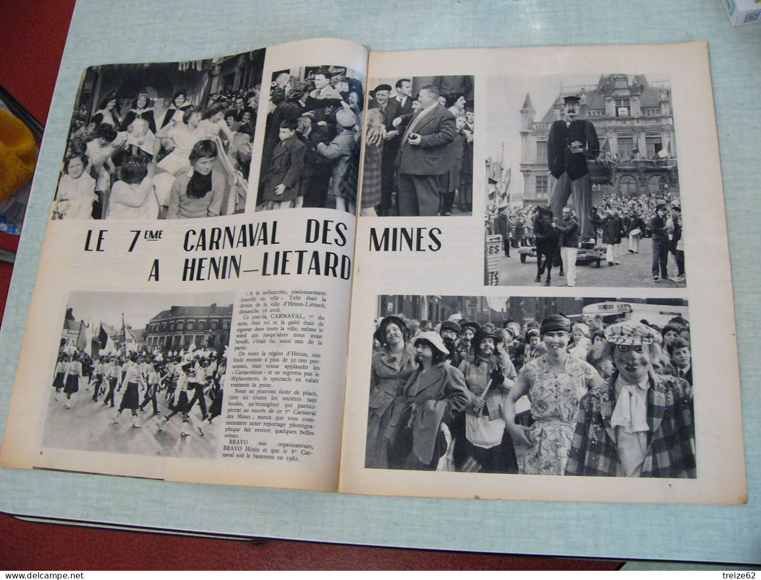 1961 Revue Lumières Sur La Mine HENIN LIETARD Drocourt Brasserie La Revanche Carnaval D' Hénin Beaumont Harnes Mineurs - Picardie - Nord-Pas-de-Calais