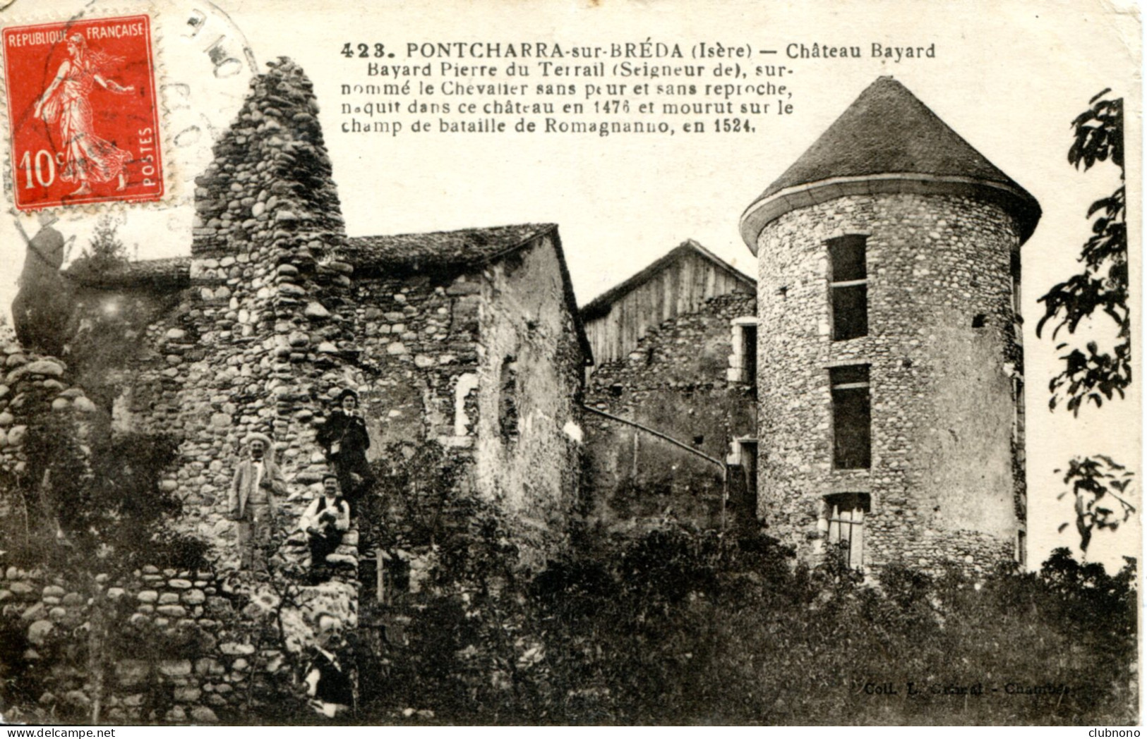 CPA - PONTCHARRA-SUR-BREDA - CHATEAU BAYARD - Pontcharra