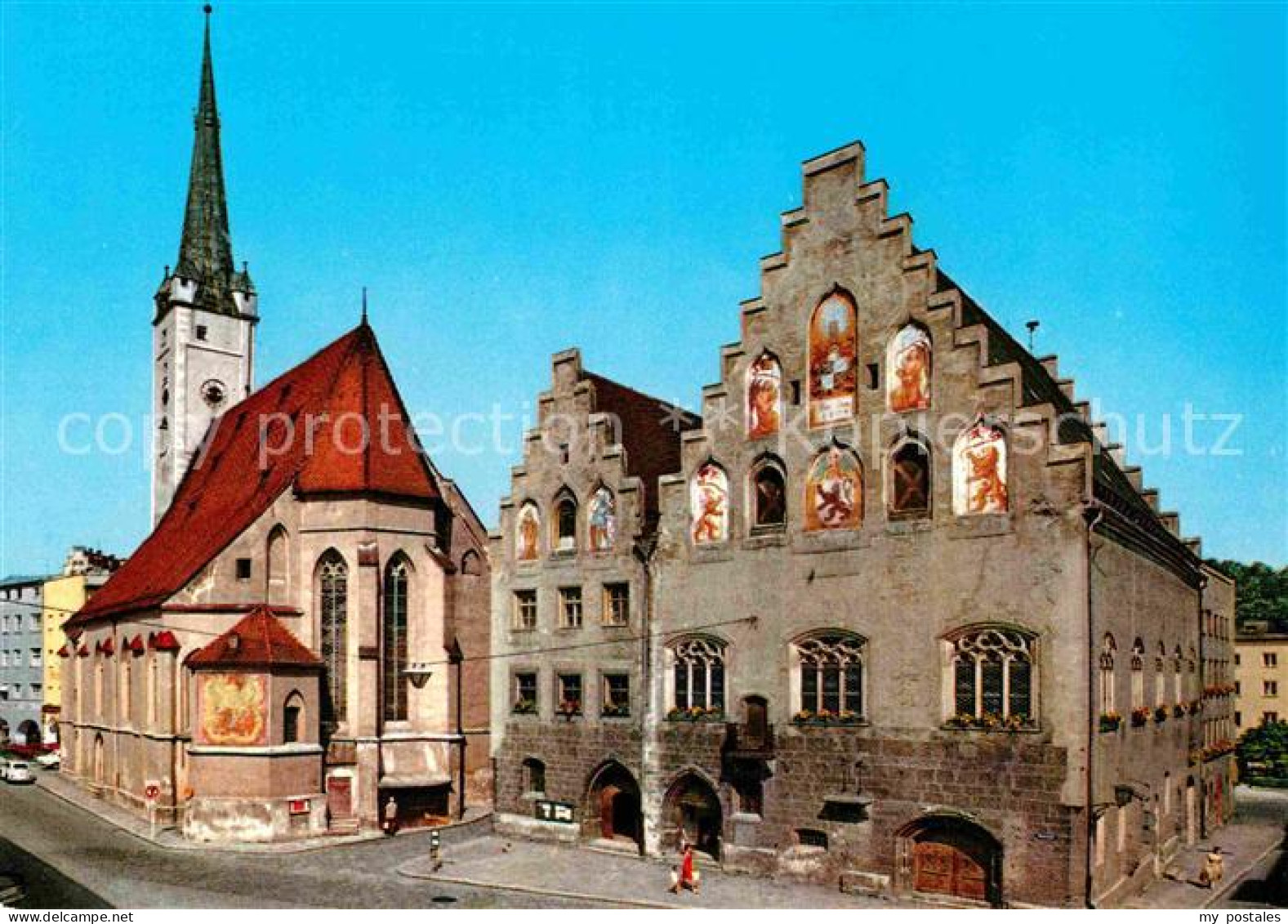 72764442 Wasserburg Inn Rathaus Marienkirche  Wasserburg A.Inn - Wasserburg (Inn)