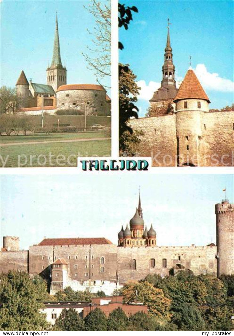 72764085 Tallinn Kirche Stadtmauer Tallinn - Estland