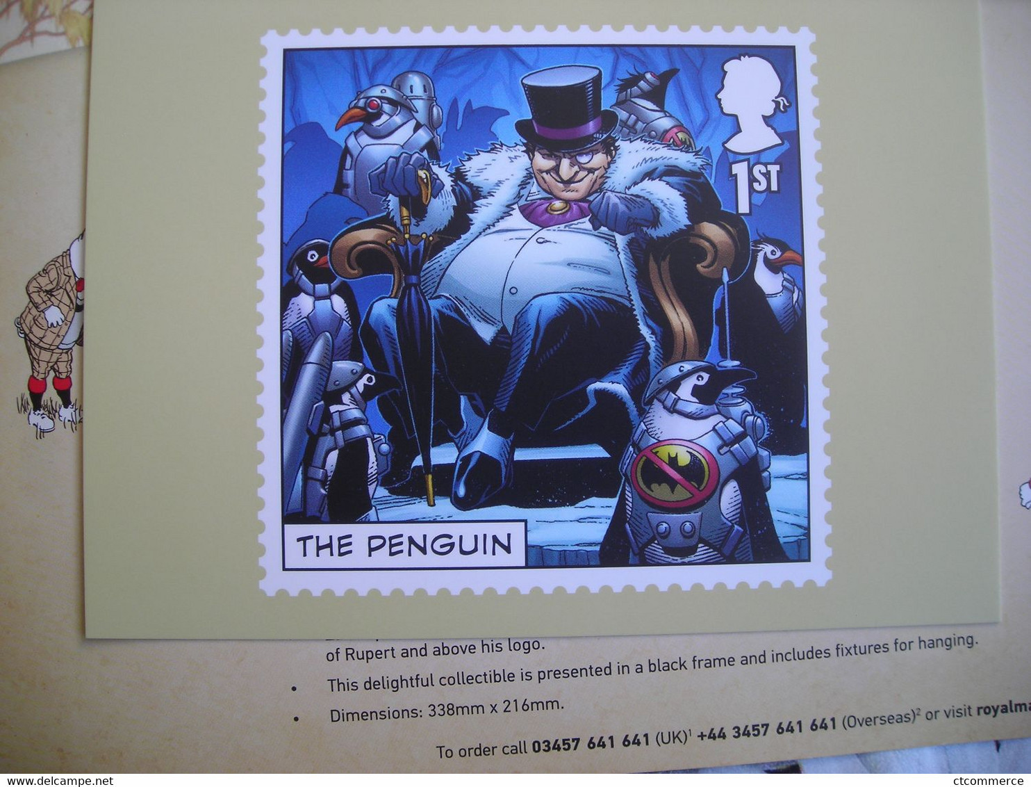 PHQ, DC Collection, The Penguin, Le Pingouin - Briefmarken (Abbildungen)