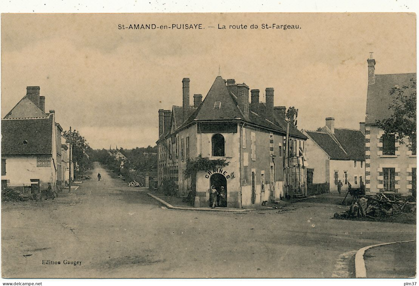 ST AMAND EN PUISAYE - La Route De St Fargeau - Saint-Amand-en-Puisaye