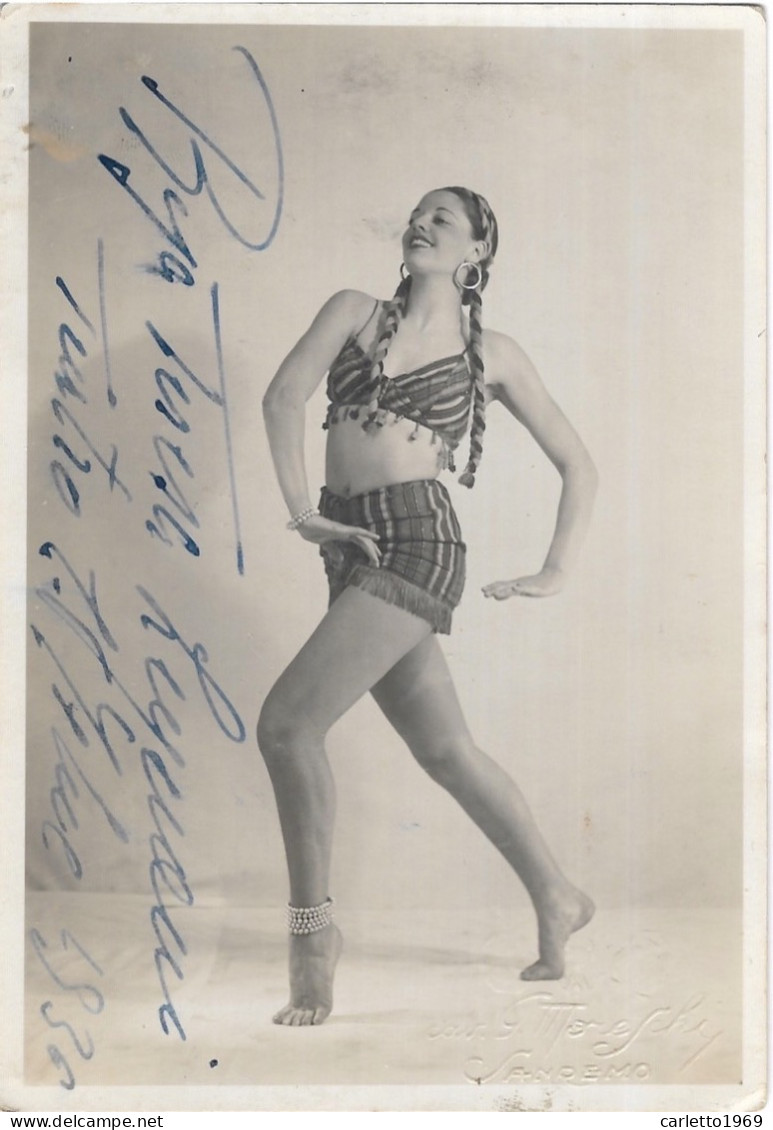 ATTRICE RIA TERESA  LEGNANI - TEATRO S.FELICE 1936- CAV G.MARESCHI SANREMO NVFP - Actors & Comedians