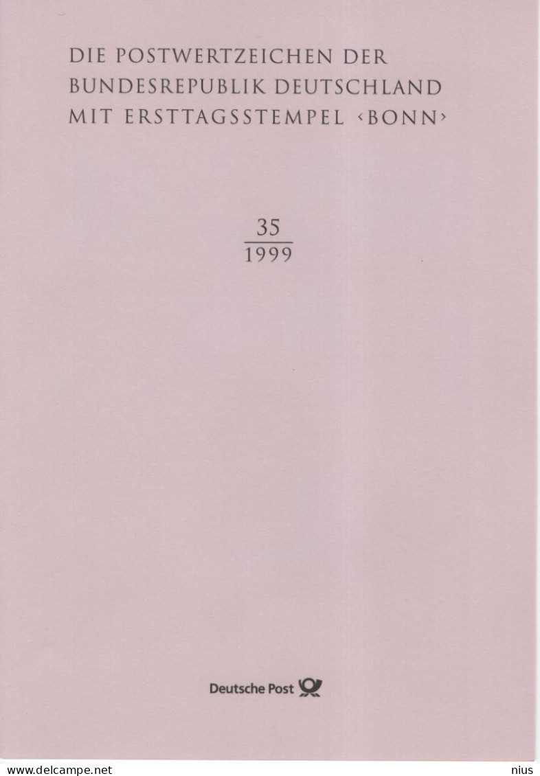 Germany Deutschland 1999 Fur Die Wohlfahrtspflege, Faszination Kosmos, Fascination With The Cosmos Space, Bonn - 1991-2000