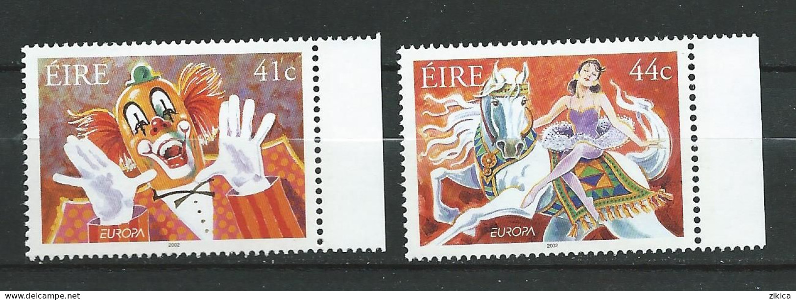 Ireland - 2002 EUROPA Stamps - The Circus. MNH** - Neufs