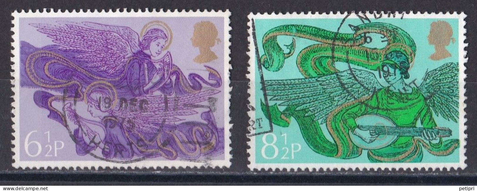 Grande Bretagne - 1971 - 1980 -  Elisabeth II -  Y&T N °  770  Et  771 Oblitérés - Gebraucht