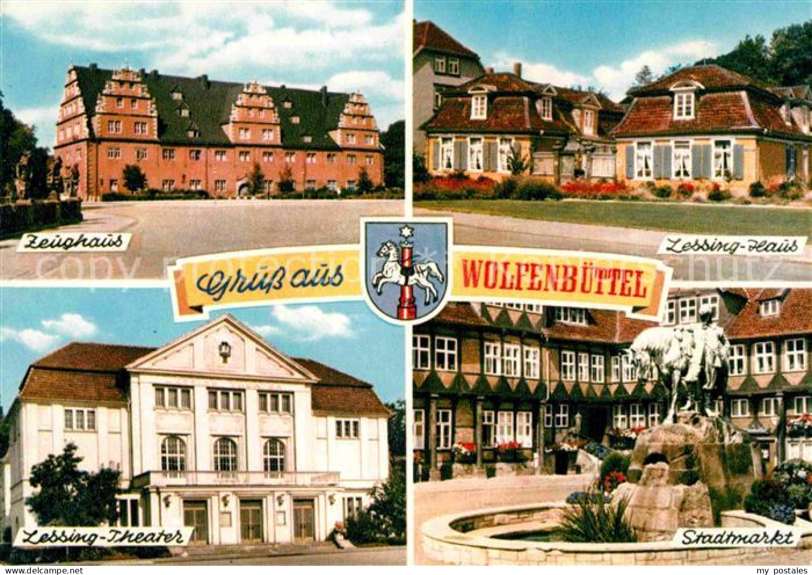 72762949 Wolfenbuettel Lessing Haus Zeughaus Lessing Theater Stadtmarkt Wolfenbu - Wolfenbuettel