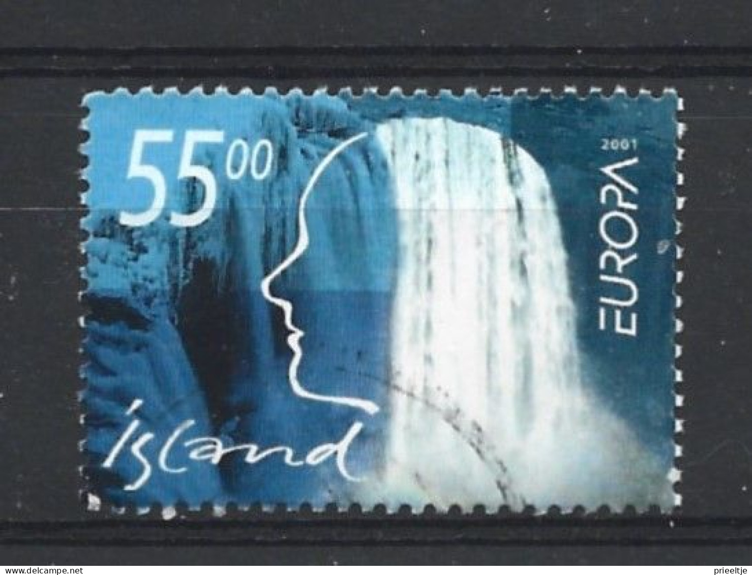 Iceland 2001 Europa Water Y.T. 914 (0) - Usados