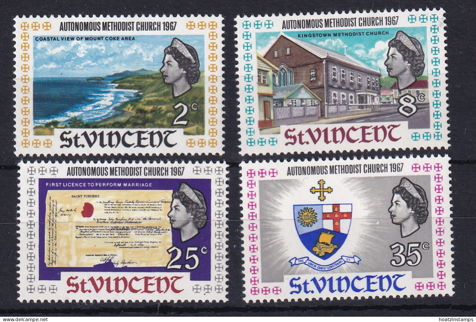 St Vincent: 1967   Autonomous Methodist Church    MNH - St.Vincent (...-1979)