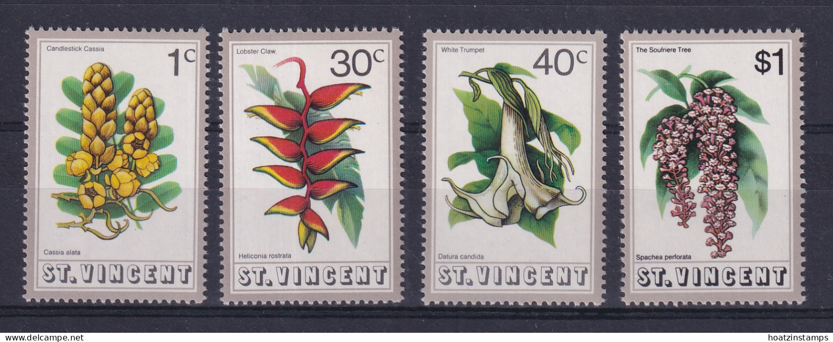 St Vincent: 1972   Flowers    MNH - St.Vincent (...-1979)