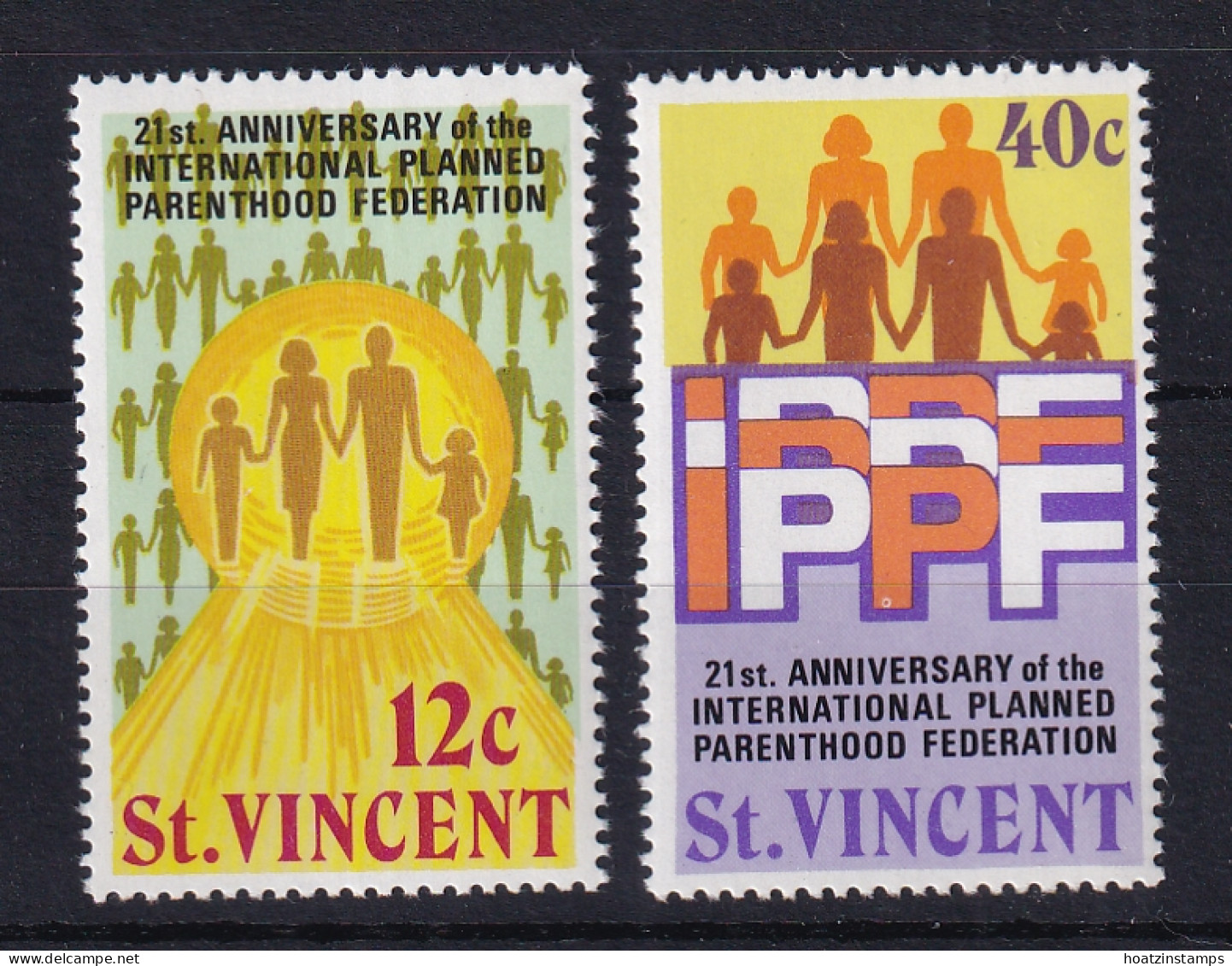 St Vincent: 1973   21st Anniv Of International Planned Parenthood Federation    MNH - St.Vincent (...-1979)