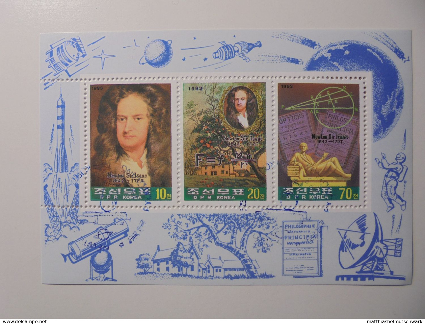 Persönlichkeit: 1993 The 350th Anniversary Of The Birth Of Sir Isaac Newton, 1643-1727 1. - Fysica