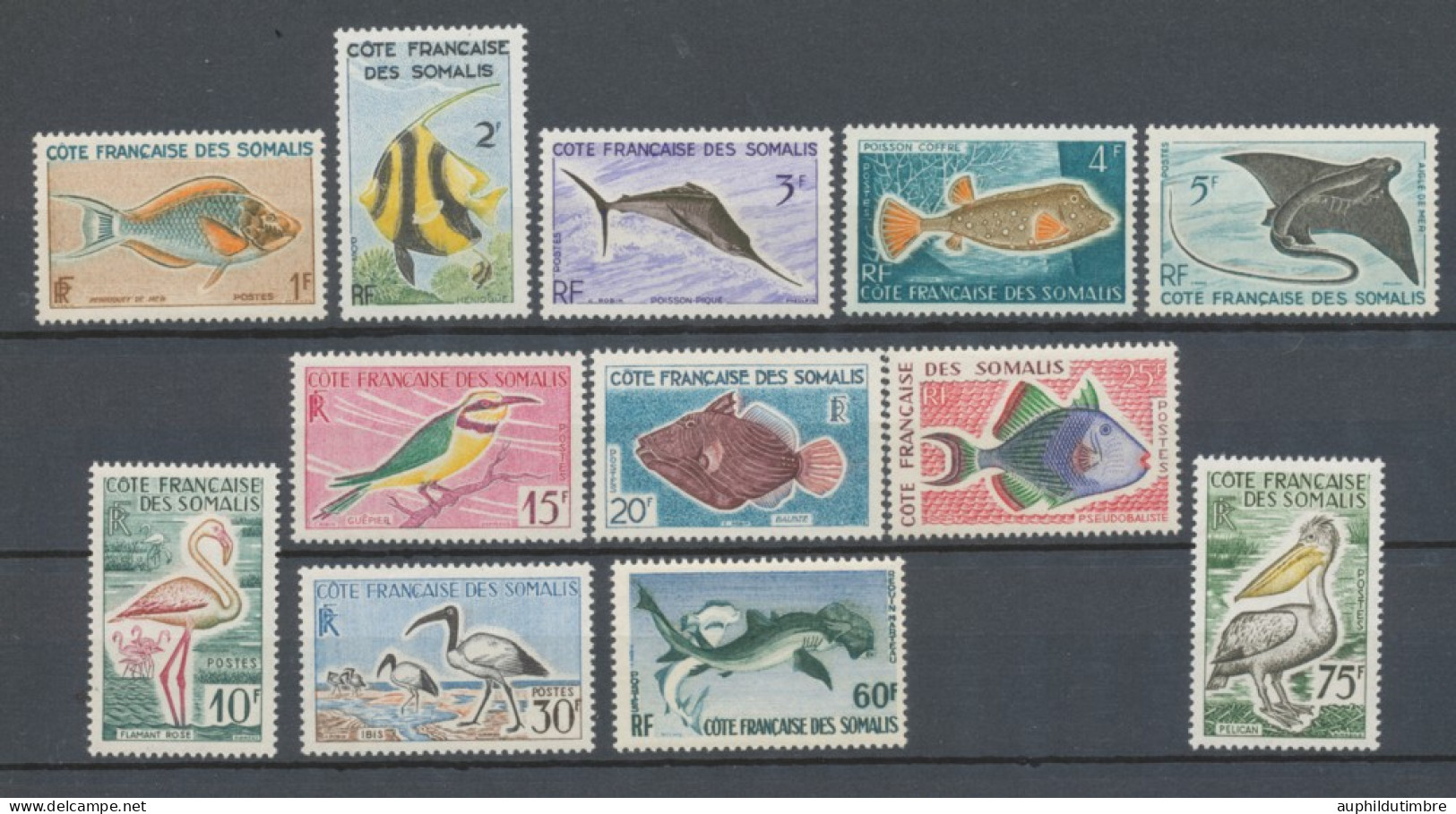 Colonies Françaises COTE Des SOMALIS N°292 à 303 N**/N* Cote 55,50€ N3508 - Unused Stamps