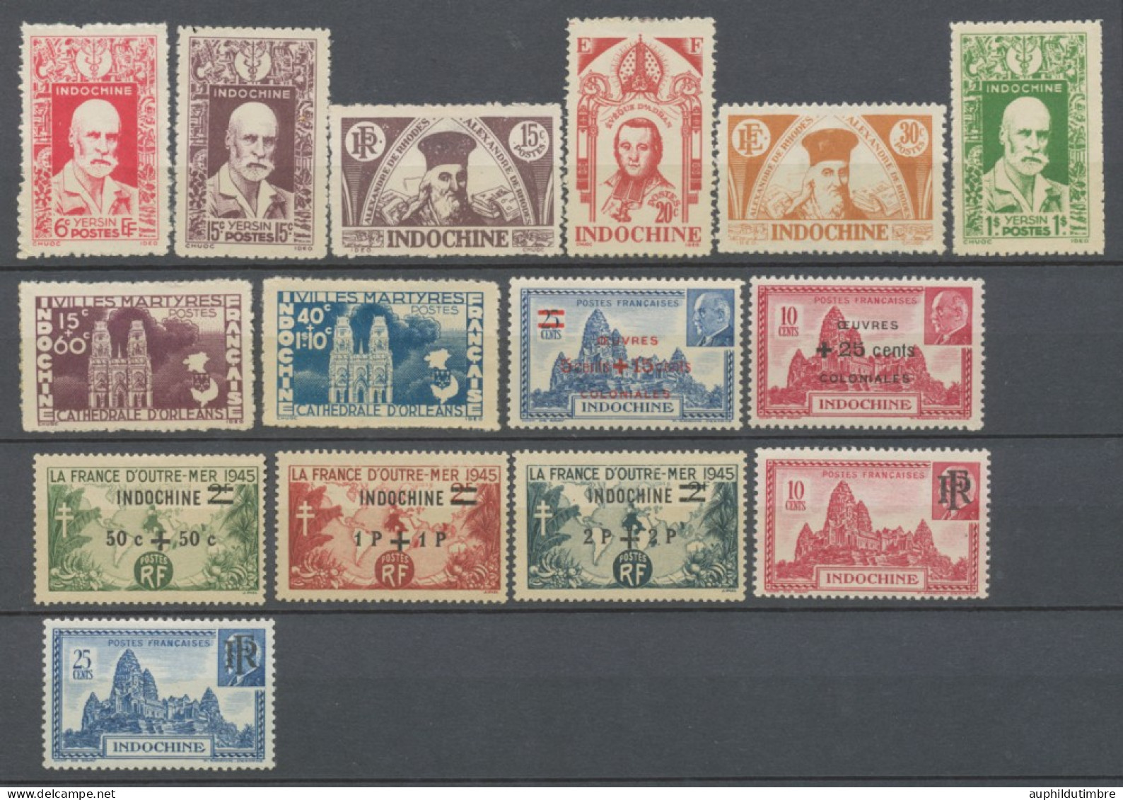 Colonies Françaises INDOCHINE N°224 à 300 Sans N°229A N**/N* C 240€ N3522 - Unused Stamps