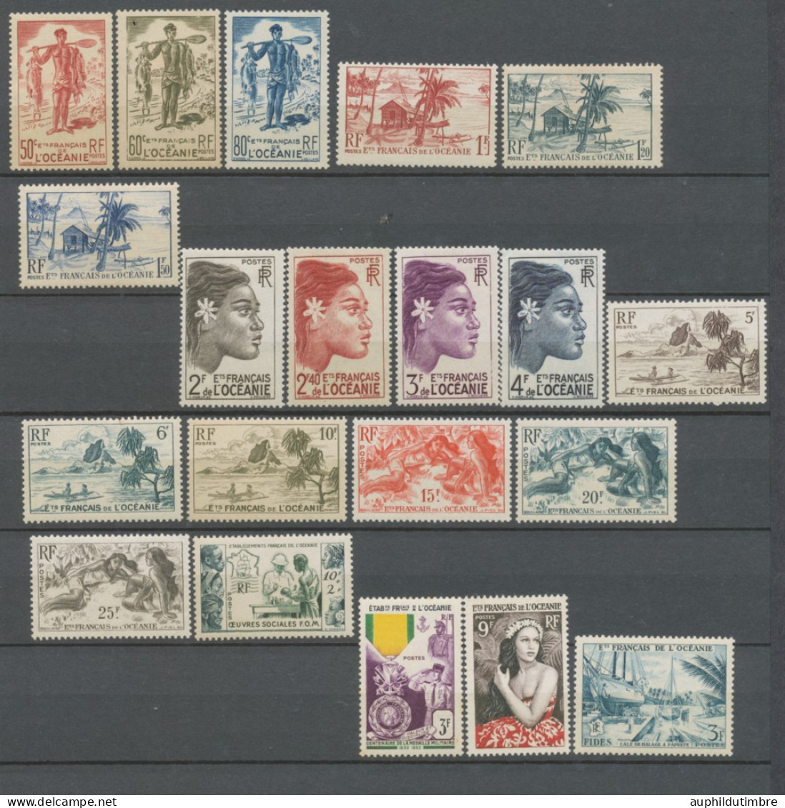 Colonies Françaises OCEANIE N°150 à 204 N**/N* C 146,50€ N3531 - Unused Stamps