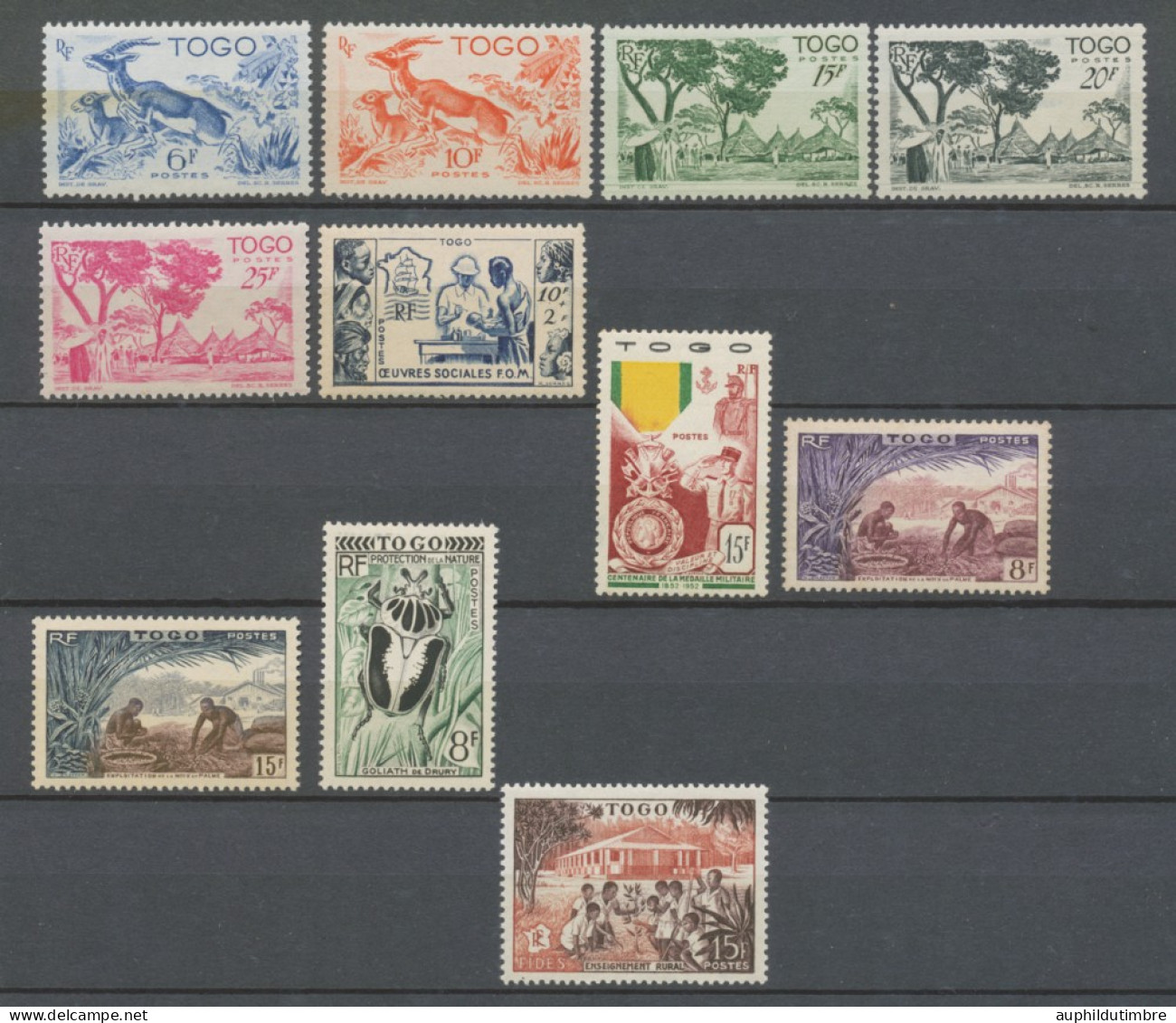 Colonies Françaises TOGO N°217 à 259 N**/N* C 95€ N3537 - Unused Stamps