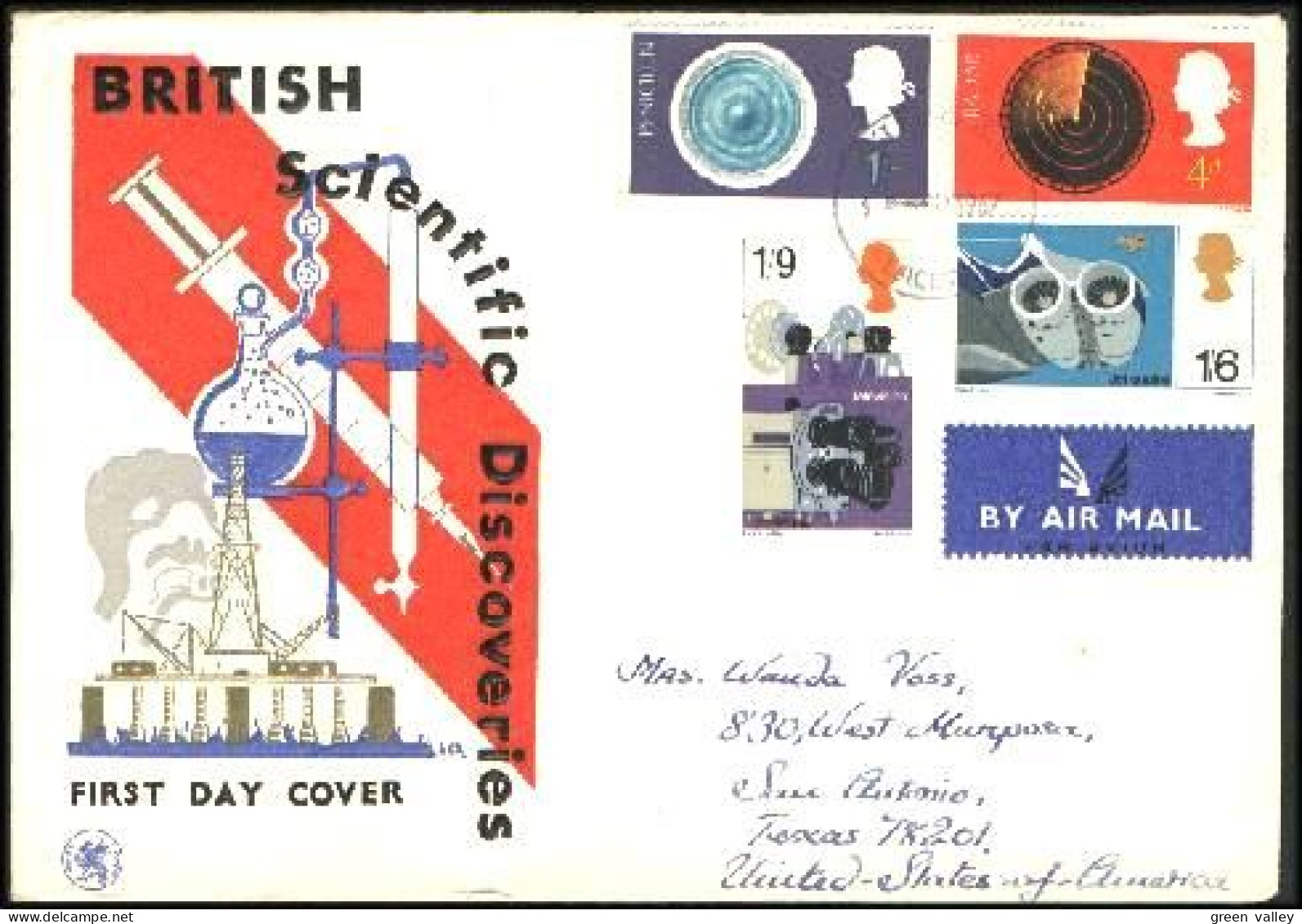British Scientific Discoveries FDC Cover ( A80 666) - 1952-1971 Pre-Decimal Issues