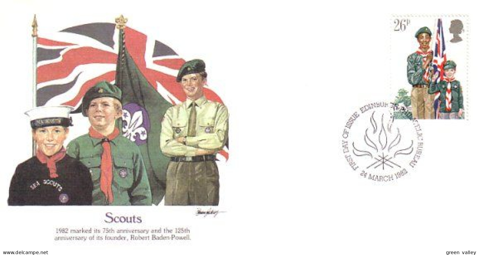 G-B Scouts FDC Cover ( A80 179) - Other & Unclassified