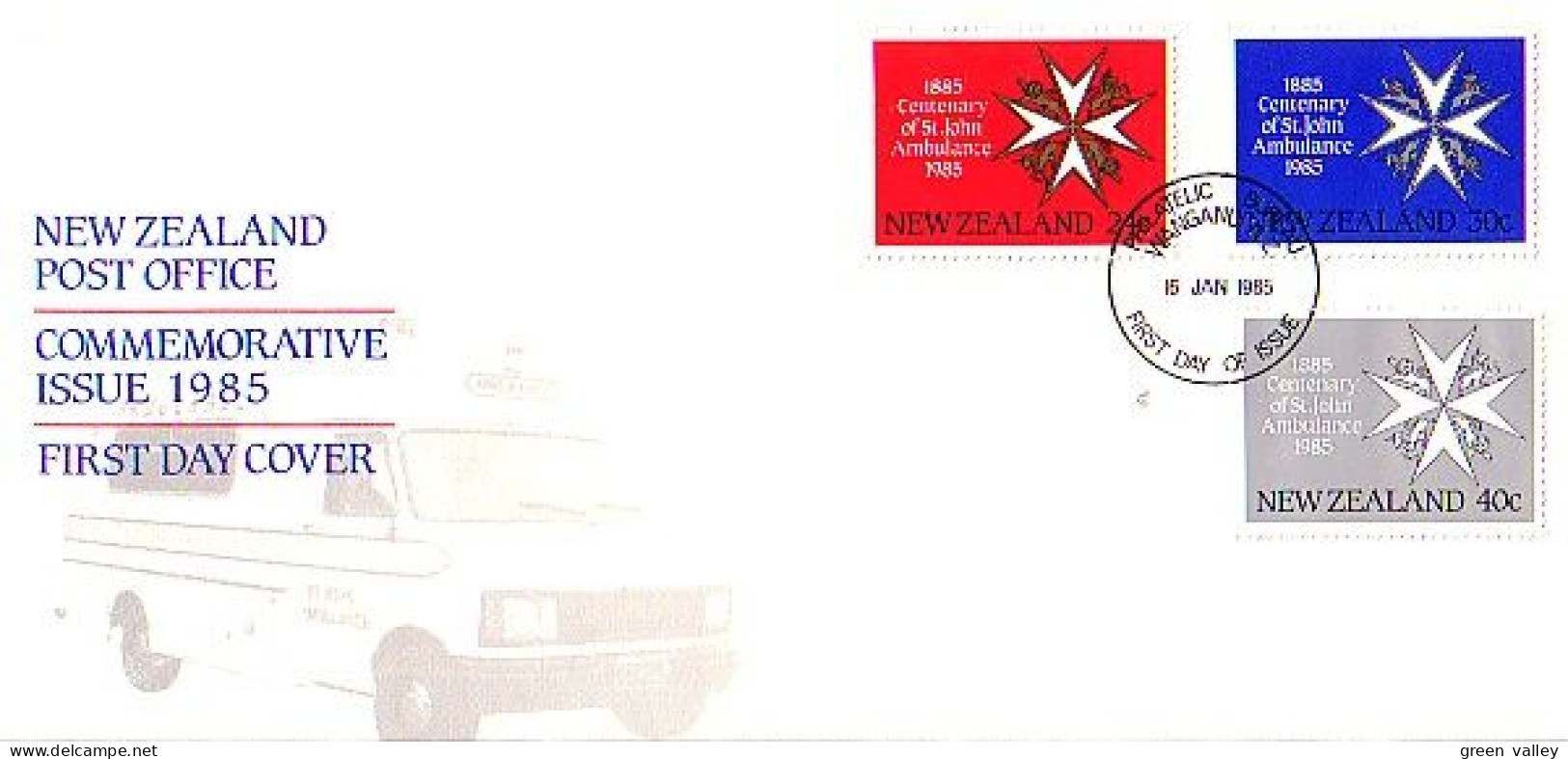 New Zealand St. John Ambulance Medals FDC Cover ( A80 142) - Secourisme