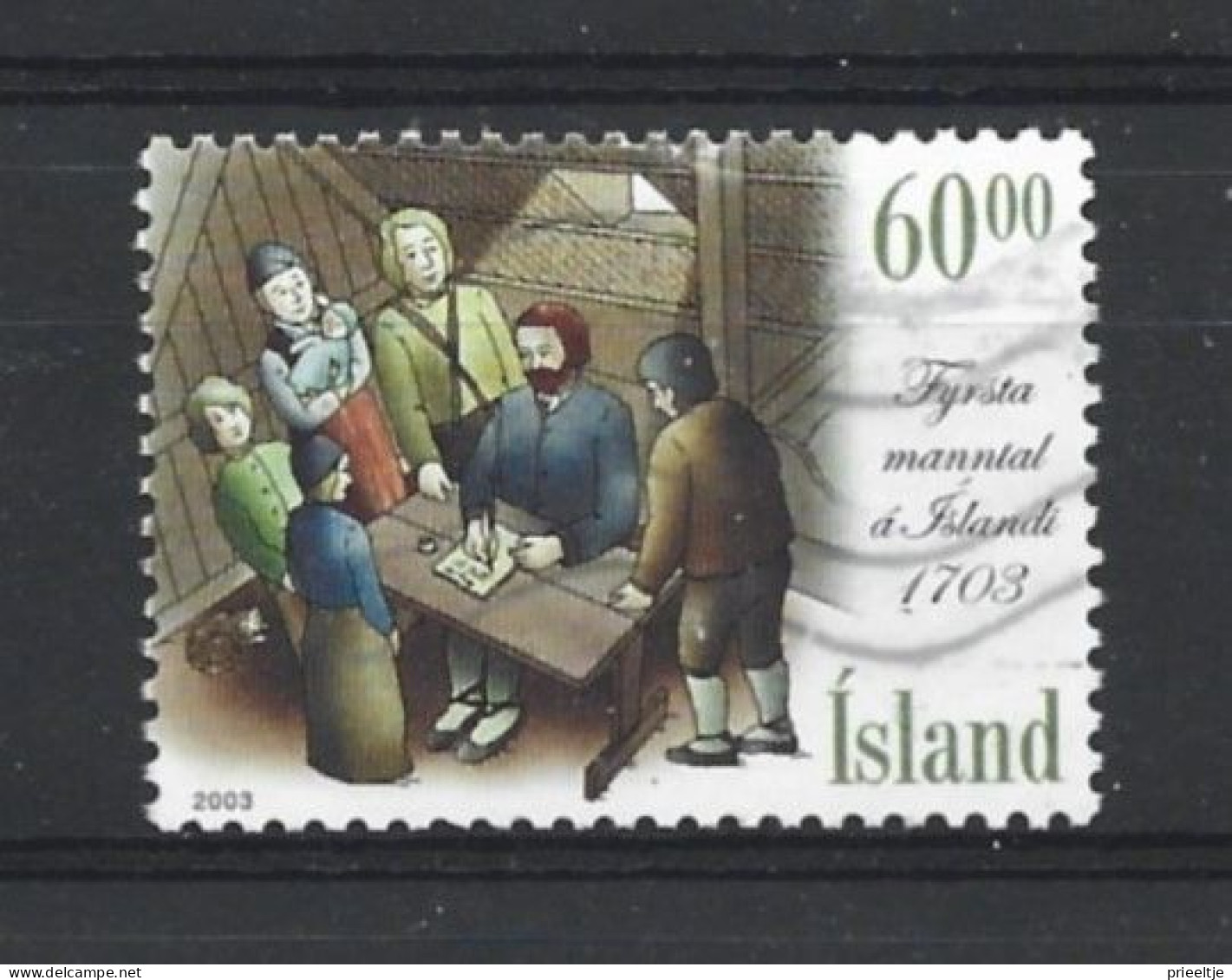 Iceland 2003 1st Icelandic Census Y.T. 972 (0) - Gebruikt