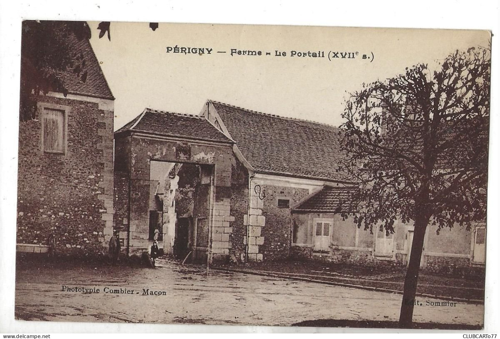 Périgny Ou Périgny-sur-Yerres (94) : L'entrée De La Ferme En 1930 (animé) PF. - Perigny