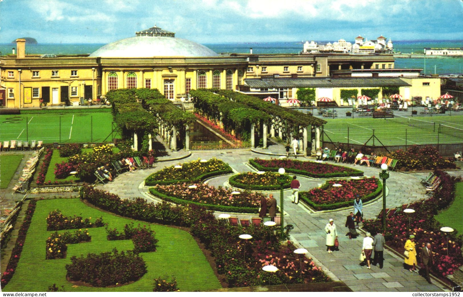 WESTON SUPER MARE, SOMERSET, GARDEN, PAVILION, ARCHITECTURE,  ENGLAND, UNITED KINGDOM, POSTCARD - Weston-Super-Mare