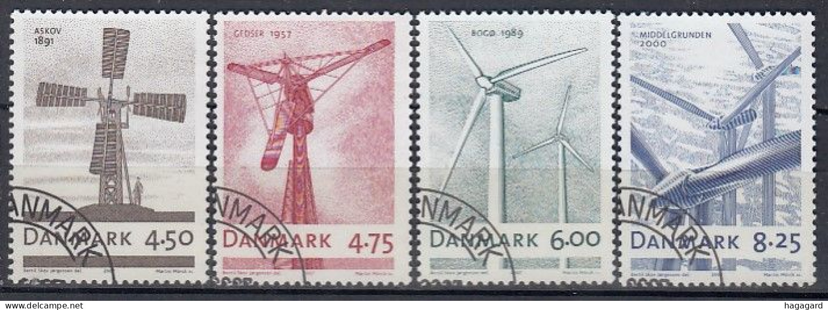 Denmark 2007. Wind-mills. Michel 1454-57. Cancelled - Gebraucht