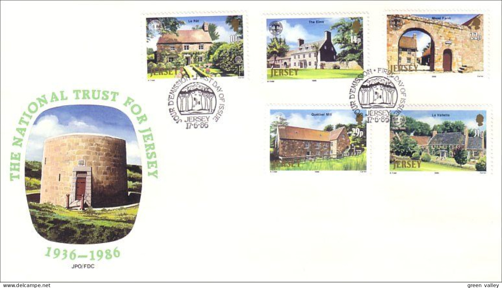 Jersey Monuments FDC ( A81 776a) - Jersey