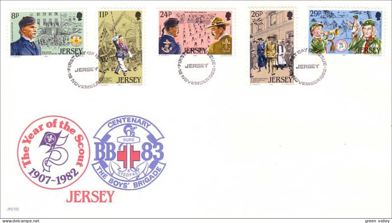 Jersey Scouts FDC ( A81 756b) - Other & Unclassified