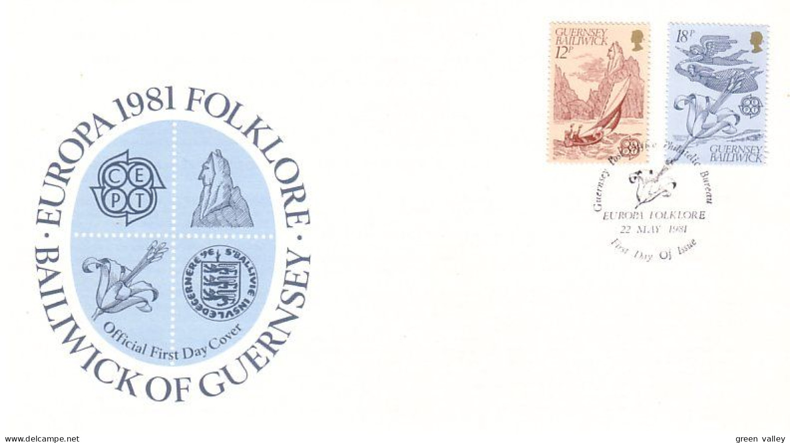 Guernsey Folklore FDC ( A81 706) - Fairy Tales, Popular Stories & Legends