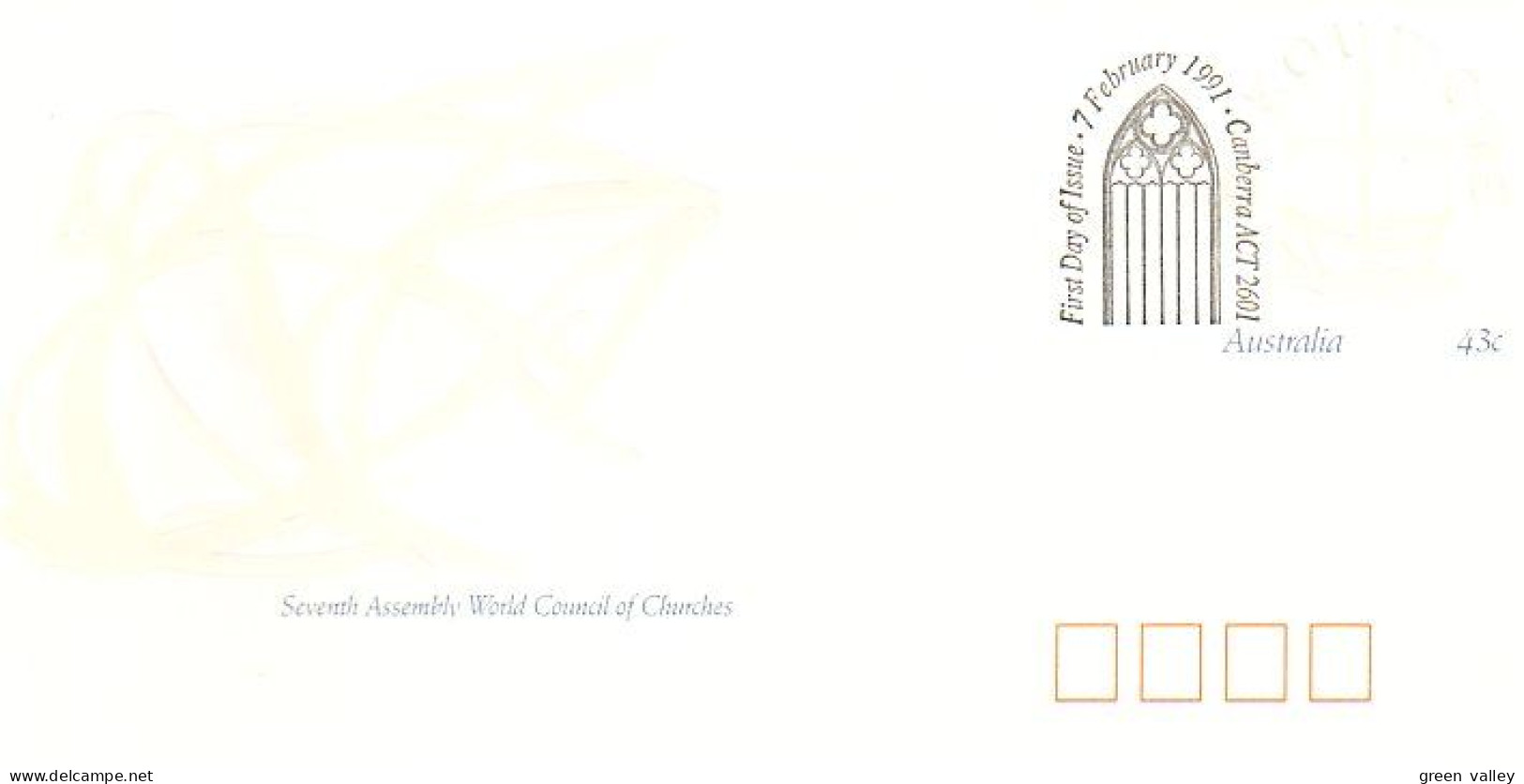 Australia Council Of Churches Eglise FDC ( A81 222) - Cristianismo